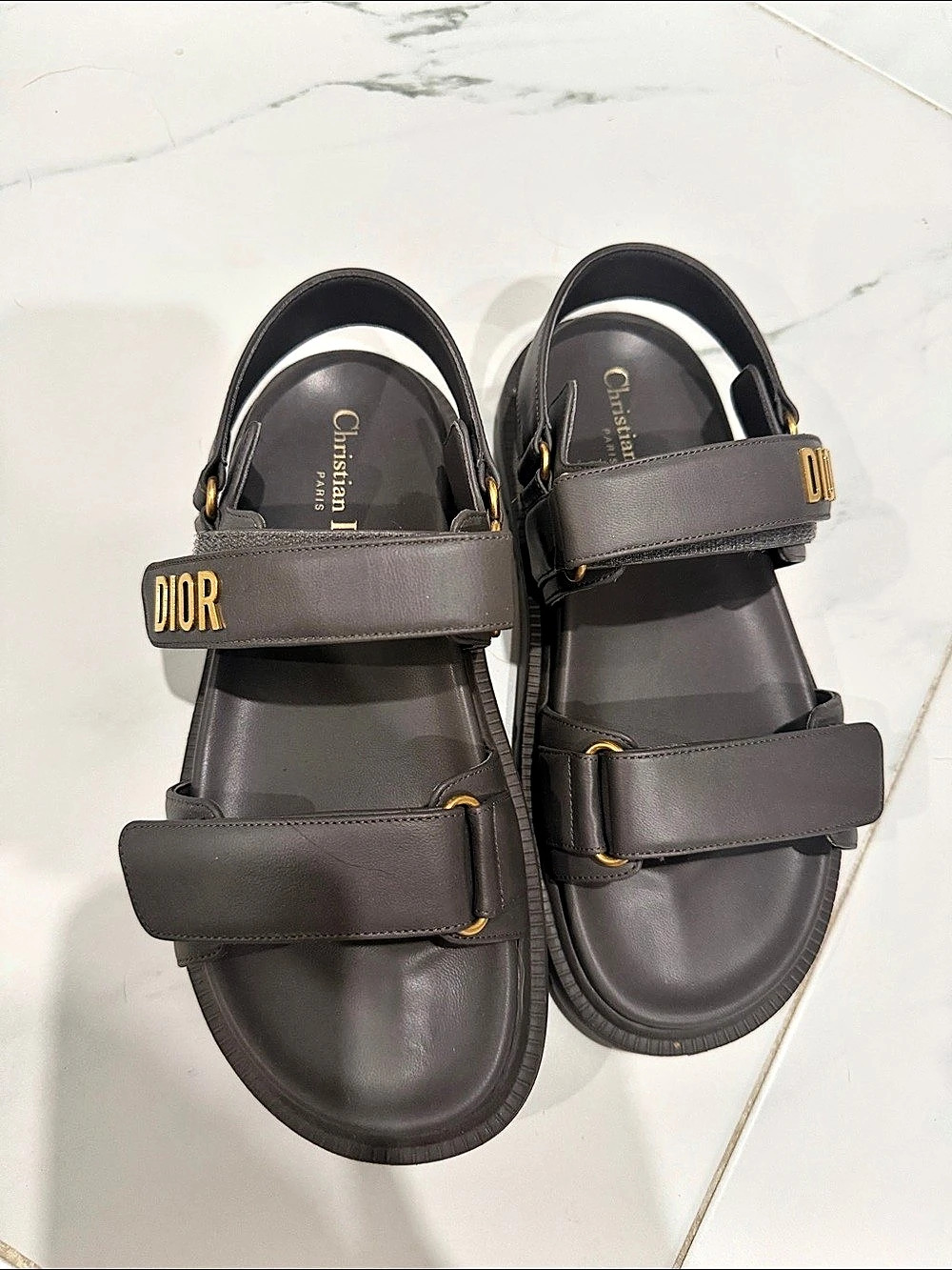 Dior Dioract Sandal Brown EU 38